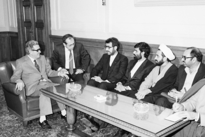 The Chairman of the Council of Ministers Stanko Todorov receives a delegation of the Iranian Parliament in the National Assembly